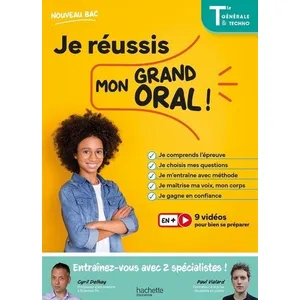Comparateur de prix : ISBN Je réussis mon Grand Oral Bac 2025 Tles générale et technologiques