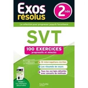 Comparateur de prix : Hachette Education Exos résolus - SVT 2nde