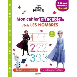 Hachette Education J'écris Les Nombres La Reine Des Neiges Ii - Maternelle Ps-Ms-Gs