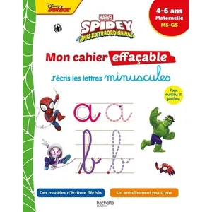 Comparateur de prix : Disney - Spidey et ses amis extraordinaires - Mon cahier effaçable J'...