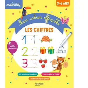 Comparateur de prix : Hachette Education Mon Cahier Effaçable - Les Chiffres