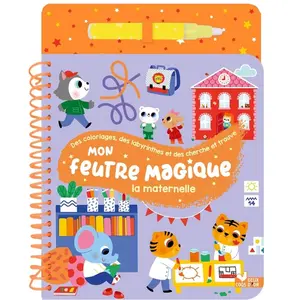 Deux Coqs D'or Mon feutre magique - La maternelle - avec feutre à réservoir d'eau relié