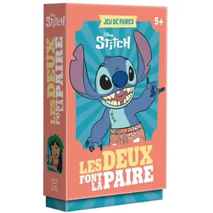 Comparateur de prix : Hachette Disney STITCH - Jeu de cartes - Les Deux font la paire (Coffret)