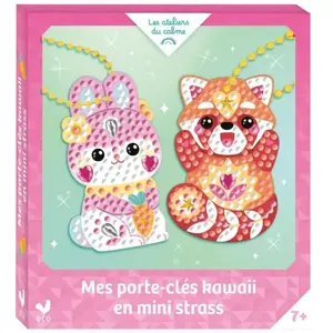 Comparateur de prix : Deux Coqs D'or Mes porte-clés kawaii en mini strass - mini boîte avec accessoires (donnée non spécifiée)