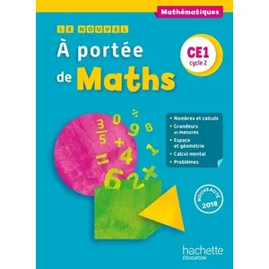 ISBN Le Nouvel A portée de maths CE1 - Livre élève pas cher
