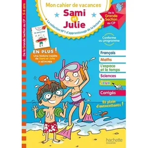 Comparateur de prix : Hachette Education Sami et Julie - De la Grande Section au CP - Cahier de vacances 2025