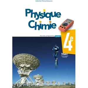 ISBN Physique-Chimie cycle 4 / 4e - Livre élève - éd. 2017 pas cher