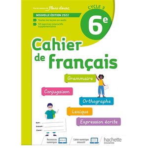 ISBN Cahier de Français cycle 3/6e - cahier d'activités pas cher