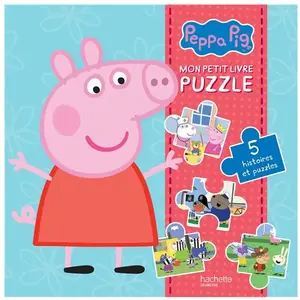 Comparateur de prix : Hachette Jeunesse Mon Petit Livre Puzzle Peppa Pig - 5 Histoires Et Puzzles