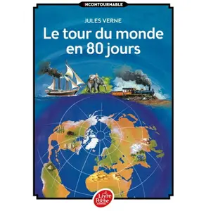 Livre de Poche Jeunesse Le Tour Du Monde En 80 Jours