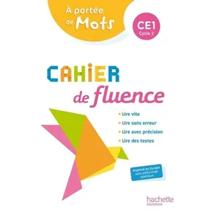 ISBN Cahier de fluence CE1 - A portée de mots - Cahier élève pas cher
