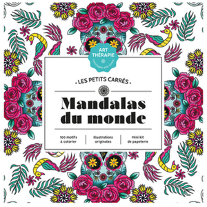 Hachette Pratique Les petits carrés d'Art-thérapie Mandalas du mondeVendu pareyrolles