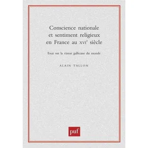 ISBN Puf Conscience nationale et sentiment religieux en France au XVIe siècle pas cher