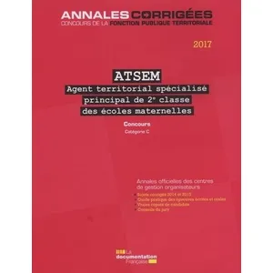 ATSEM principal 2e classe 2017 - concoursVendu pareyrolles