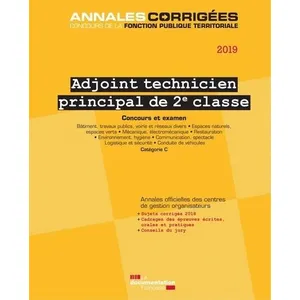 Comparateur de prix : Adjoint technique principal de 2e classe 2019 - Concours et examen cat...