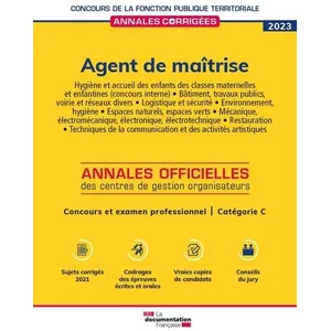 Comparateur de prix : Documentation Francaise Agent de maîtrise 2023