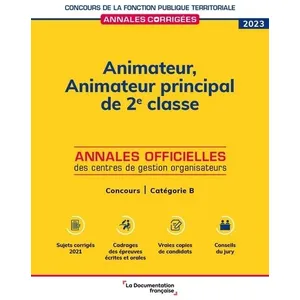 Comparateur de prix : Documentation Francaise Animateur. Animateur principal de 2e classe 2023