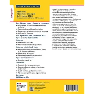 Comparateur de prix : Documentation Francaise Rédacteur. Rédacteur principal de 2e classe 2023