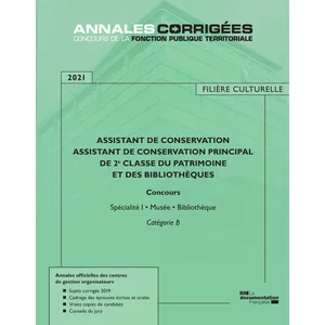 Comparateur de prix : Documentation Francaise Assistant de conservation Assistant de conservation principal de 2e classe
