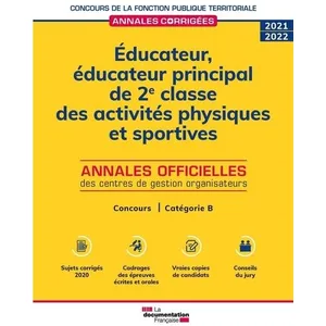Comparateur de prix : Educateur, éducateur principal de 2e classe des activités physiques et...