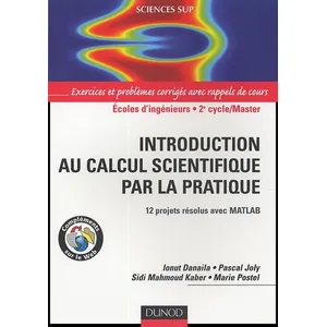 Dunod Introduction au calcul scientifique par la pratique - 12 projets résolus avec Matlab pas cher