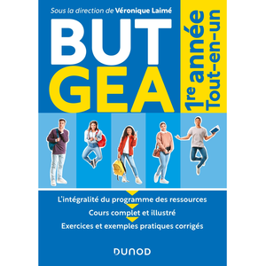 Dunod BUT GEA 1re année pas cher