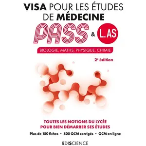 Comparateur de prix : Ediscience Visa pour les études de médecine PASS et L.AS
