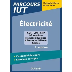 Comparateur de prix : Dunod Électricité - l'essentiel du cours - exercices corrigés (2e édition)