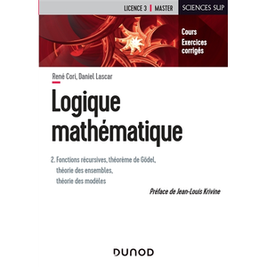Comparateur de prix : Dunod Logique mathématique - Tome 2 - Fonctions récursives, théorème d...