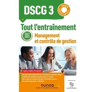 Comparateur de prix : Dunod Management Et Contrôle De Gestion Dscg 3 - Tout L'entraînement