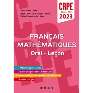 Comparateur de prix : Dunod Je prépare : concours professeur des écoles : français et maths - oral