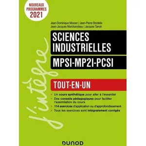 Comparateur de prix : Dunod Sciences Industrielles Pour L'ingénieur Mpsi-Mp2i -Pcsi - Tout-En-Un