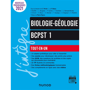 Comparateur de prix : Dunod Biologie-géologie, BCPST 1 : nouveaux programmes 2021 Perrier, Christiane