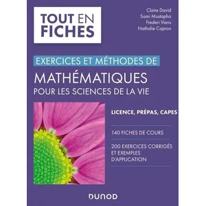 Comparateur de prix : Dunod Mathématiques pour les sciences de la vie: Exercices et méthodes