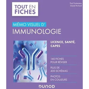 Comparateur de prix : Dunod Mémo visuel d'immunologie Paul Fonteneau (Auteur), Daniel Richard (Auteur)
