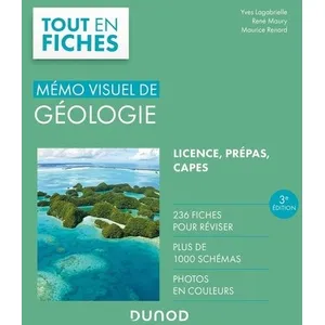 Comparateur de prix : Dunod Mémo visuel de géologie - 3e éd.: Licence, prépas, CAPES