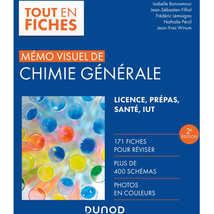 Comparateur de prix : Dunod Mémo visuel de chimie générale (2e édition)