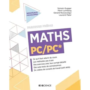 Ediscience Maths PC, PC* : nouveaux programmes pas cher