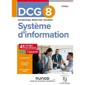 Comparateur de prix : Dunod DCG 8 Système d'information - Fiches de révision