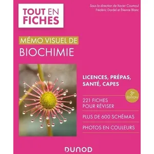Comparateur de prix : Dunod Mémo visuel de biochimie - licence / prépas / santé / Capes (3e édition)