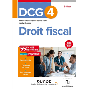 Comparateur de prix : Dunod DCG 4 - Droit fiscal - Fiches 2023-2024
