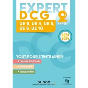 Comparateur de prix : Dunod Expert DCG Année 2 : 2-4-5-6-10 - 4e éd.: UE 2, UE 4, UE 5,UE 6, UE 10