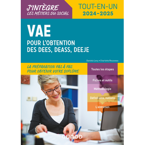Comparateur de prix : Dunod VAE pour l'obtention des DEES, DEASS, DEEJE : tout-en-un 2024-2025