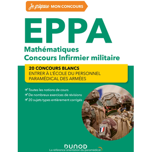 Comparateur de prix : Dunod EPPA - Mathématiques - Concours Infirmier militaire Antoine Broudin (Auteur)