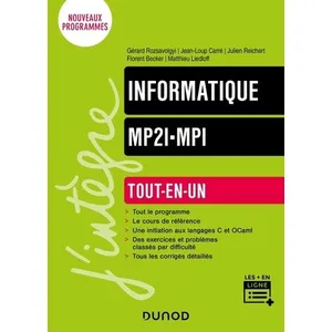 Dunod Informatique MP2I, MPI : tout-en-un Becker, Florent pas cher