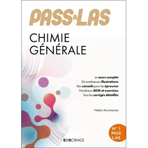 Comparateur de prix : Ediscience PASS & LAS UE1 Chimie générale Frédéric Ravomanana (Auteur)