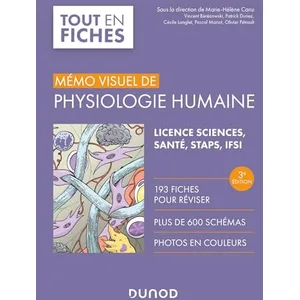 Dunod Mémo visuel de physiologie humaine pas cher