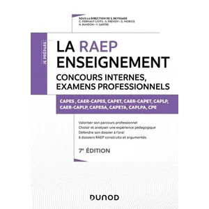 Dunod La Raep enseignement - Concours internes, examens professionnels pas cher