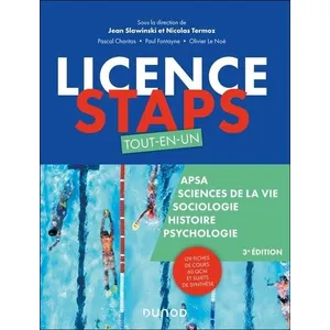 Dunod Licence Staps Tout-En-Un - 129 Fiches De Cours, 60 Qcm Et Sujets De Synthèse
