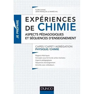 Comparateur de prix : Dunod Expériences de chimie - Aspects pédagogiques et séquences d'ense...